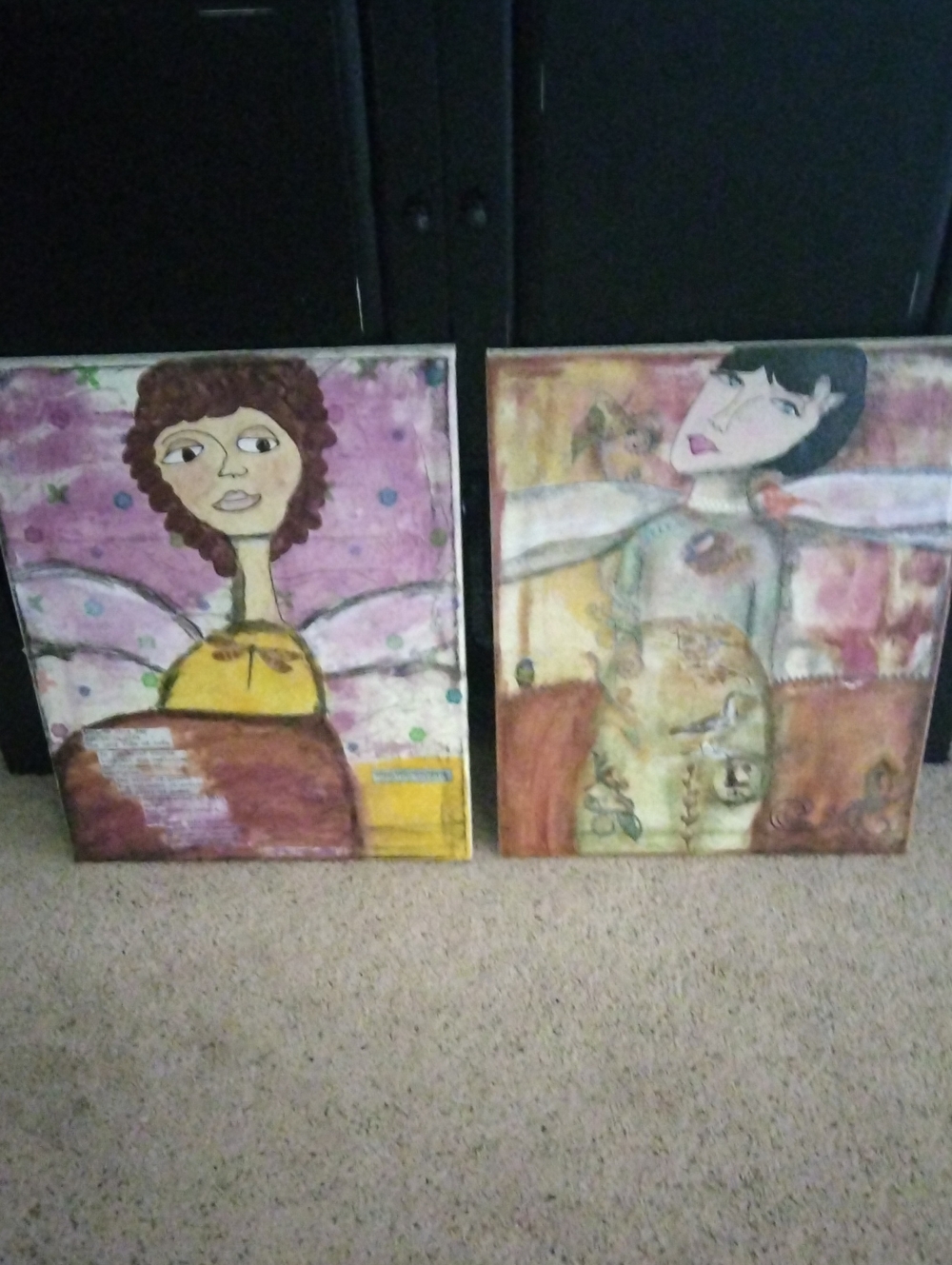 Whimsical Hand Painted Art.